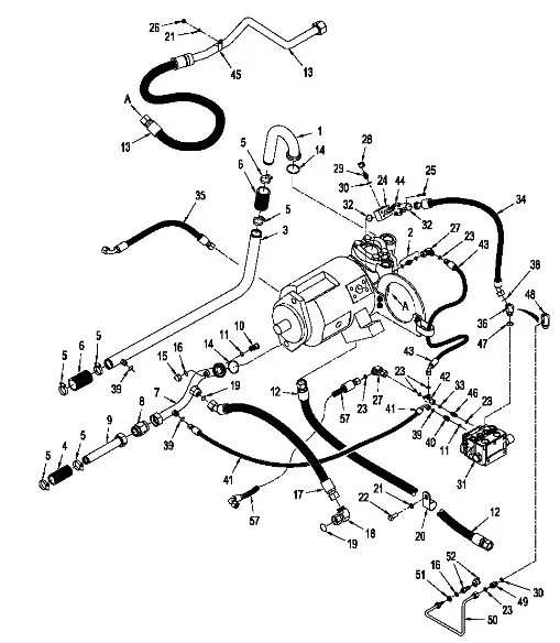 87565932 - Шланг в сборе